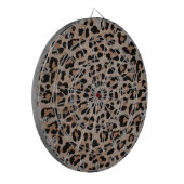 Gepard Leopardenprint Dartscheibe (Vorderseite Links)