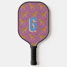 Gepard, mit Monogramm Pickleball Schläger