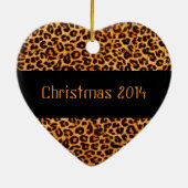 Gepard-Muster-Andenken-Verzierung Keramikornament (Hinten)