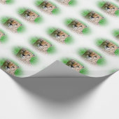 Gepard-Muster Geschenkpapier (Ecke)