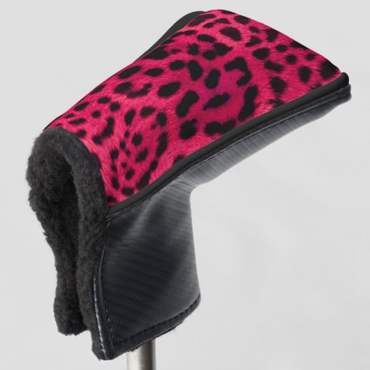 Gepard-Muster Golf Headcover (3/4 Vorderseite)