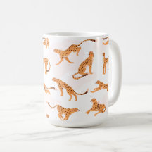 Gepard-Muster-Tasse