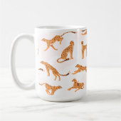 Gepard-Muster-Tasse Kaffeetasse (Links)