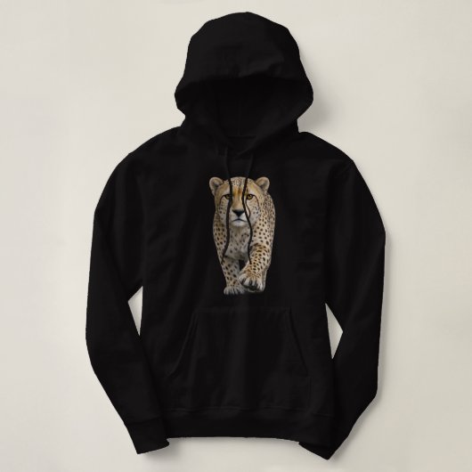 Gepard nähert sich hoodie (Design vorne)