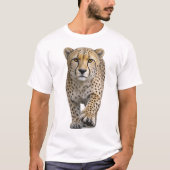 Gepard nähert sich T-Shirt (Vorderseite)