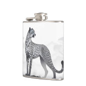 Gepard-Natur-Dschungel Flachmann (Links)