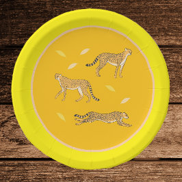 Gepard-Papierteller Pappteller