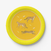 Gepard-Papierteller Pappteller (Vorderseite)