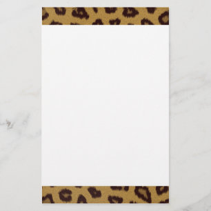 Gepard-Pelz-Druck-Briefpapier Briefpapier