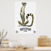 Gepard Poster (Küche)