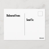 Gepard Postkarte (Rückseite)