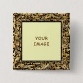 Gepard-Rahmen-Foto Button (Vorderseite)