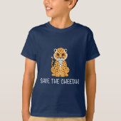Gepard: Retten Sie den Cheetah T-Shirt (Vorderseite)