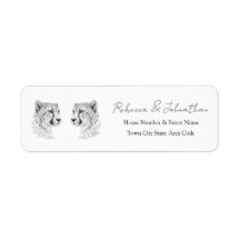 Gepard-Rücksendeadresse | Eleganter Wildlife-Stil