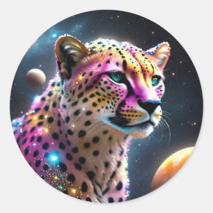 Gepard Runder Aufkleber