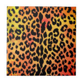 Gepard Spots Keramik Tile - Kunstmalerei Fliese (Vorderseite)