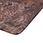 Gepard-Starren Schneidebrett (Ecke)