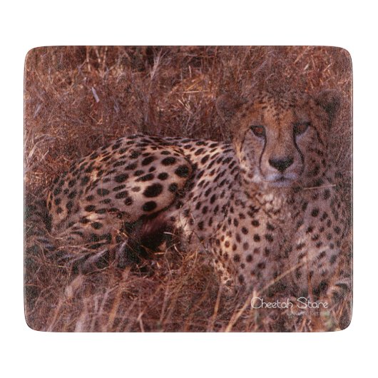 Gepard-Starren Schneidebrett (Vorderseite)