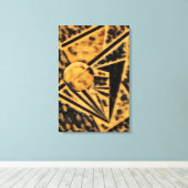 Gepard Sunriser Leinwanddruck (Insitu (Holzboden))