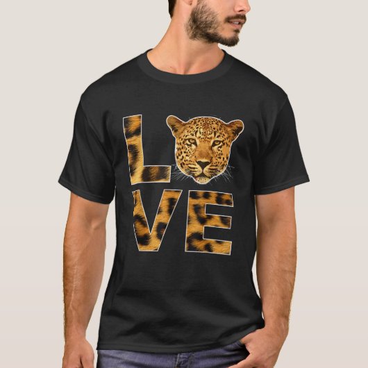 Gepard-Tier-Instinkt Geborene Wildleopard-Katze T-Shirt (Vorderseite)