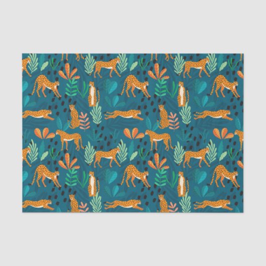 Gepard-Tissue-Papier Seidenpapier (Vorderseite)