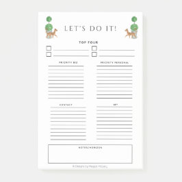 Gepard & Topipe 4 x 6 zu beachten Post-it Klebezettel