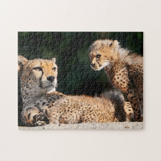 Gepard und CUB-Puzzlespiel Puzzle (Horizontal)