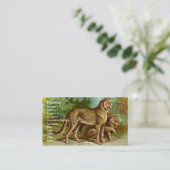 Gepard-Visitenkarte Visitenkarte (Stehend Vorderseite)