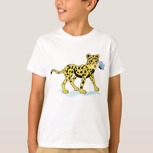 Gepard-wilde Tier-Kindert-shirt T-Shirt (Vorderseite)
