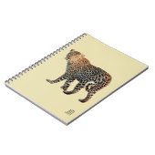 Gepard Wildkatze Fotografie Notizblock (Linke Seite)