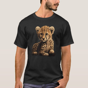 Gepard Wildkatze Jungtier Großkatze Safari Afrika  T-Shirt