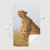Gepard-Wildtier Big Cat Foto Golfhandtuch (Insitu)