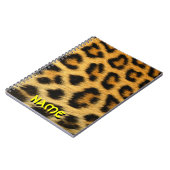 Geparddrucknotizbuch Notizblock (Linke Seite)