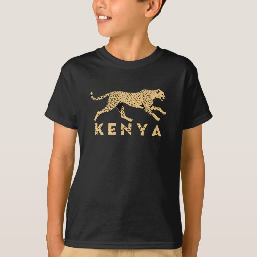 Geparde in Kenia T-Shirt (Vorderseite)