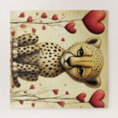 Geparde Liebe 2 Puzzle (Horizontal)