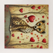 Geparde Liebe 3 Puzzle (Horizontal)
