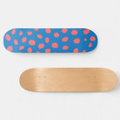 Geparden Coral Blue Skateboard (Horizontal)