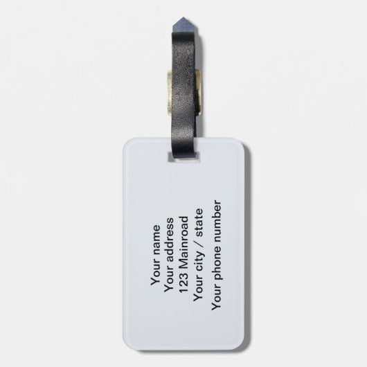 Geparden-Fotografie Afrika Safari Tier Gepäckanhänger (Rückseite vertikal)