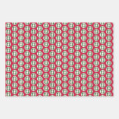 Geparden Geschenkpapier Flachblatt-Set aus 3 Set (Vorderseite 2)