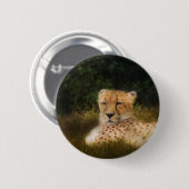 Geparden im Fossil Rim Wildlife Centre Button (Vorne & Hinten)