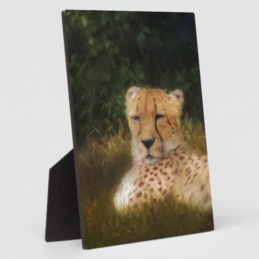 Geparden im Fossil Rim Wildlife Centre Fotoplatte (Seite)