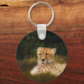 Geparden im Fossil Rim Wildlife Centre Schlüsselanhänger (Vorderseite)