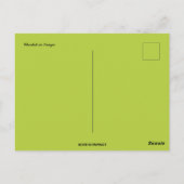 Geparden in Kenia Postkarte (Rückseite)