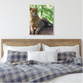Geparden-Leinwand Leinwanddruck (Insitu (Schlafzimmer))