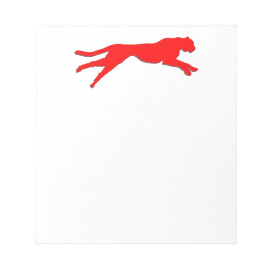 Geparden Notizblock (Vorderseite)