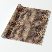 Geparden-Skin-Muster-Geschenkpapier Geschenkpapier (Ungerollt)