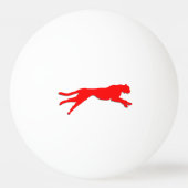 Geparden Tischtennisball (Vorderseite)