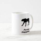 Geparden verfolgen Glück Kaffeetasse (VorderseiteRechts)