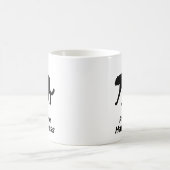 Geparden verfolgen Glück Kaffeetasse (Mittel)