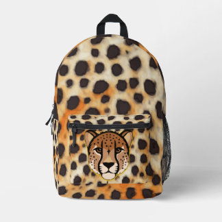 Gepardendruck-Power Bedruckter Rucksack